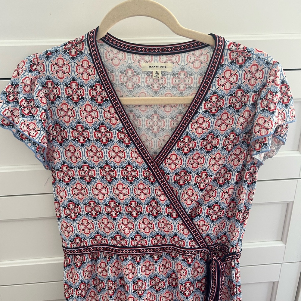 Max studio maxi dress size s